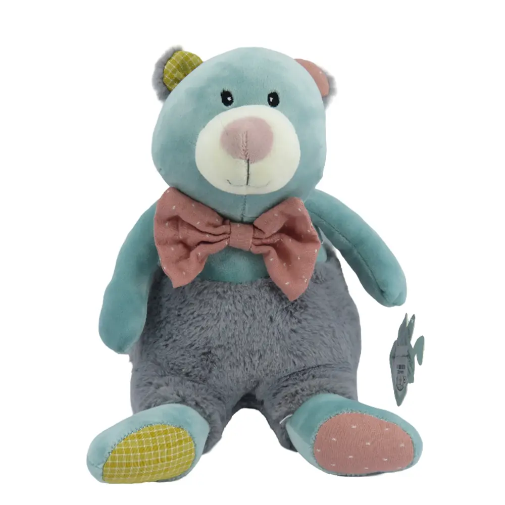 عروسک خرس دو رنگ سایز 1