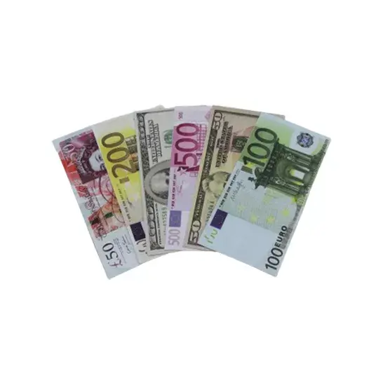 پاکت پول دلارویورو100عددی