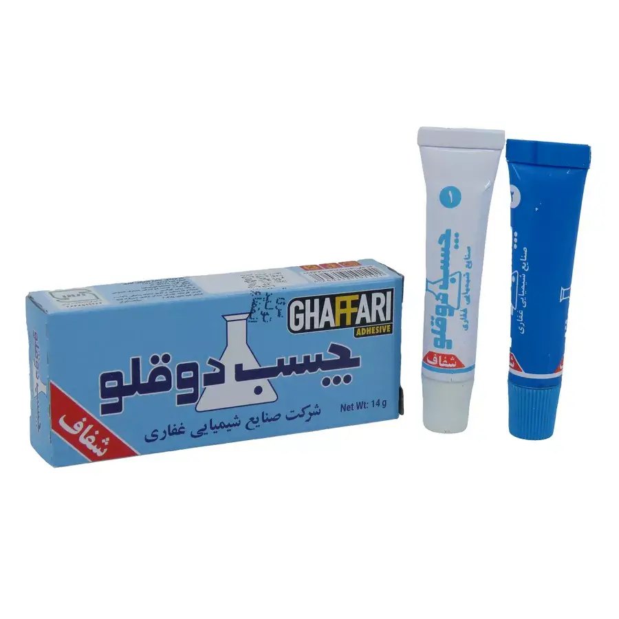 چسب دوقلو غفاری شفاف