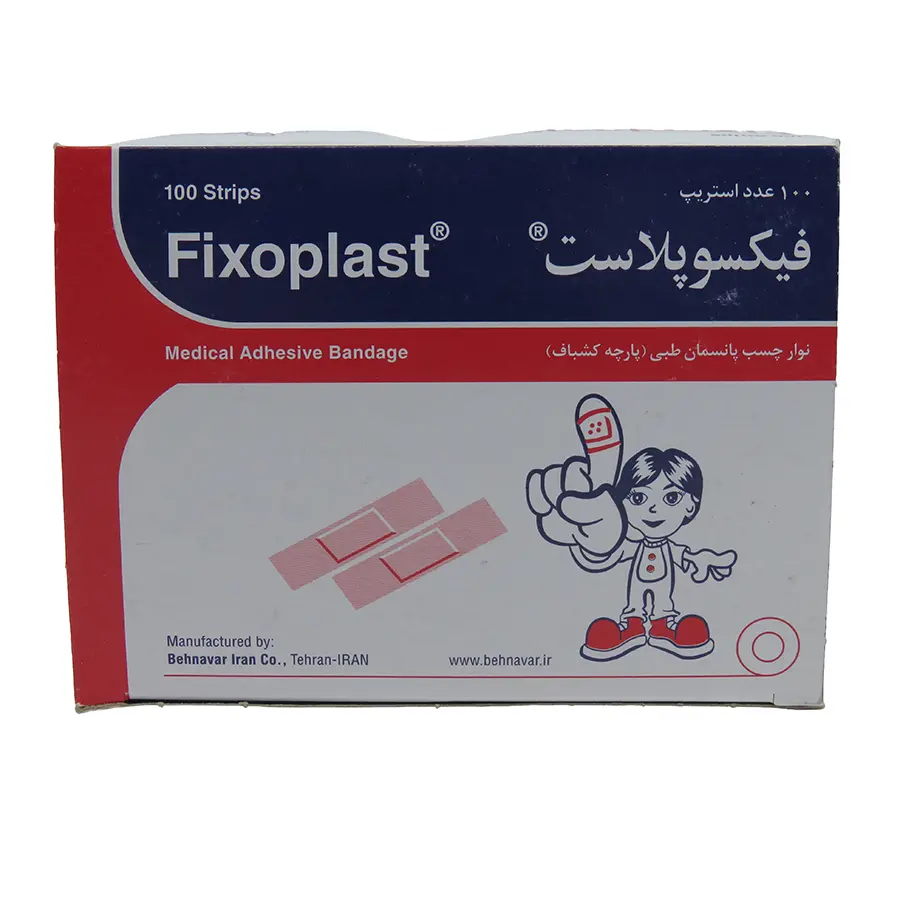 چسب زخم فیکسوپلاست 100عددی