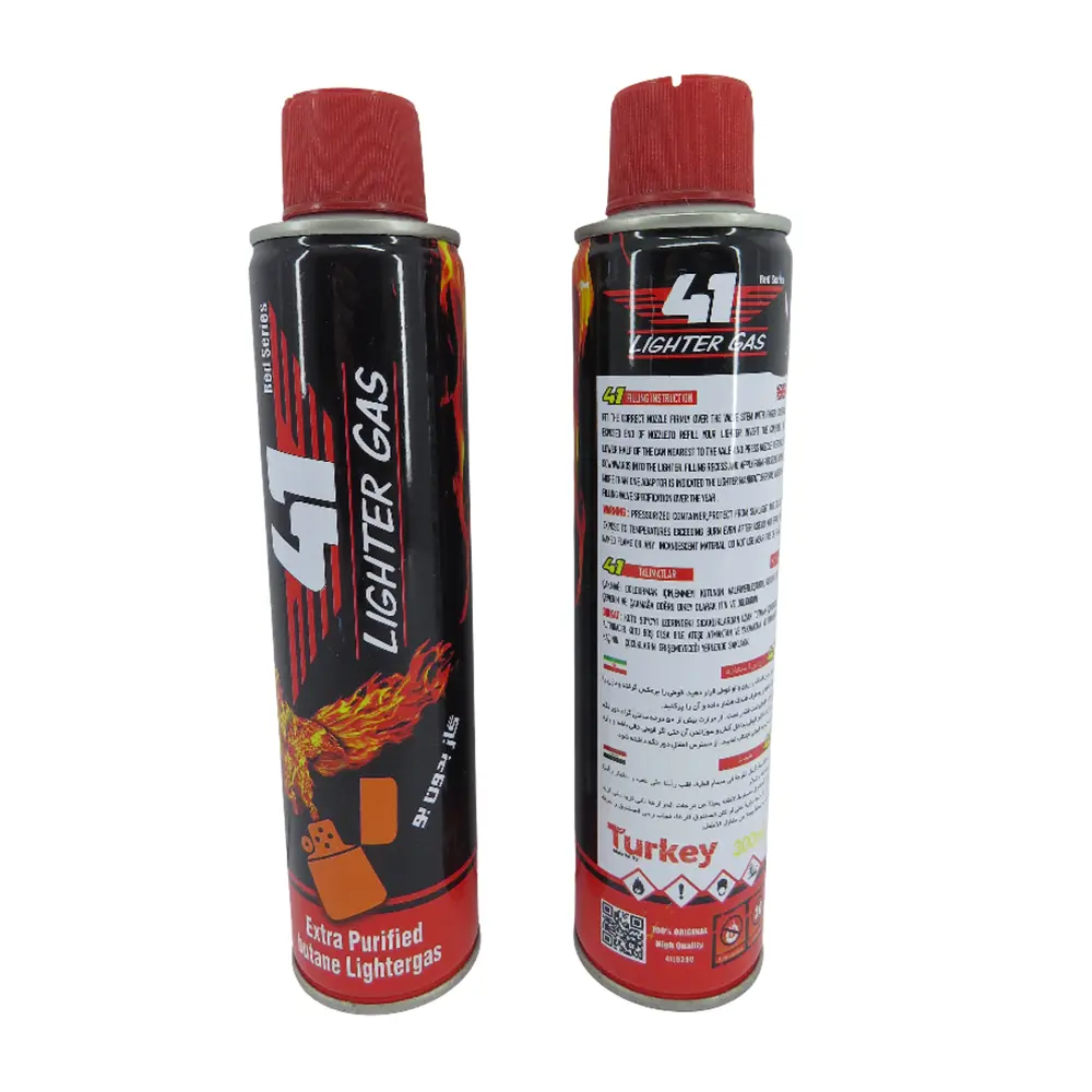 گاز فندک بدون بو24عددی