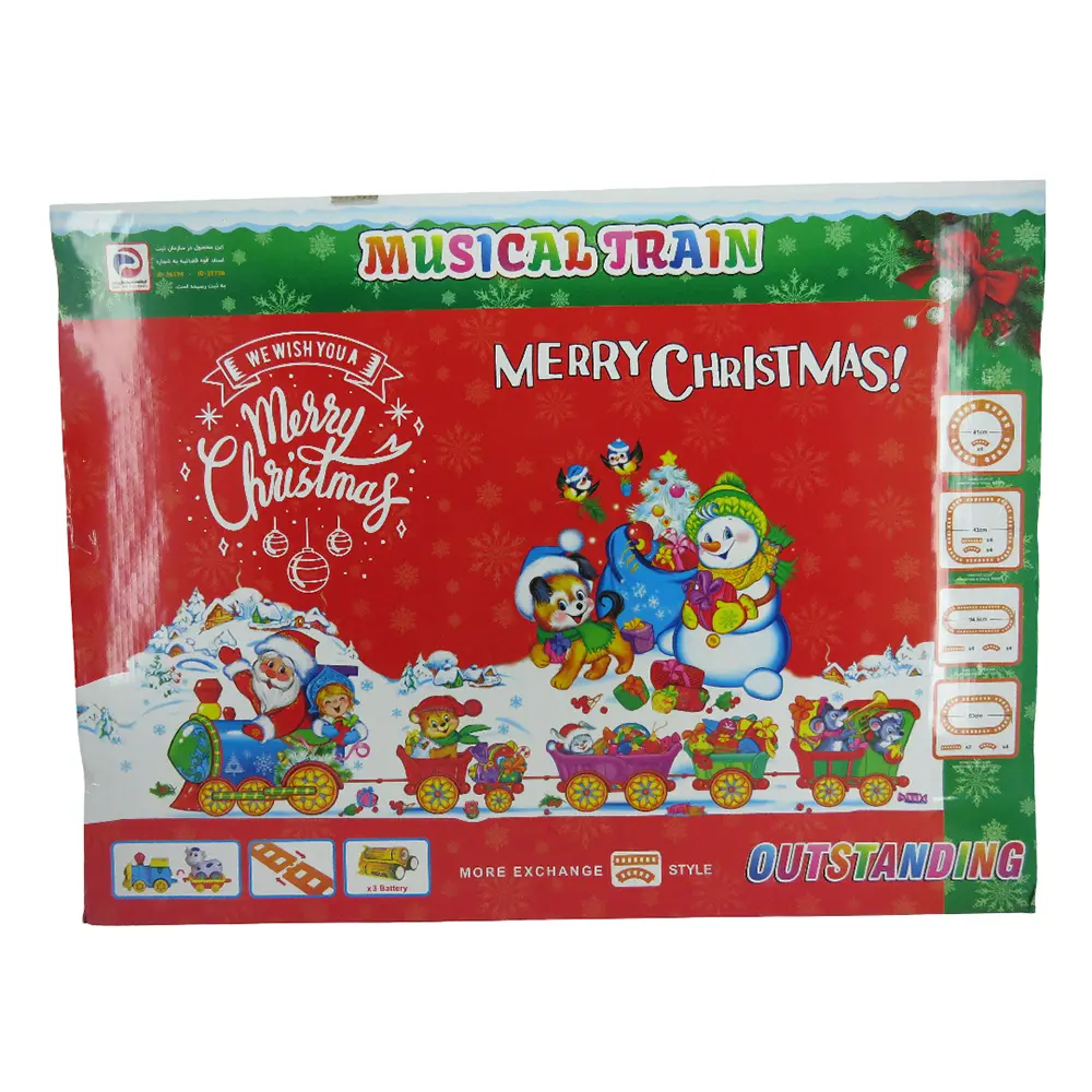 قطار بابا نوئل وکیتی بزرگ پارس