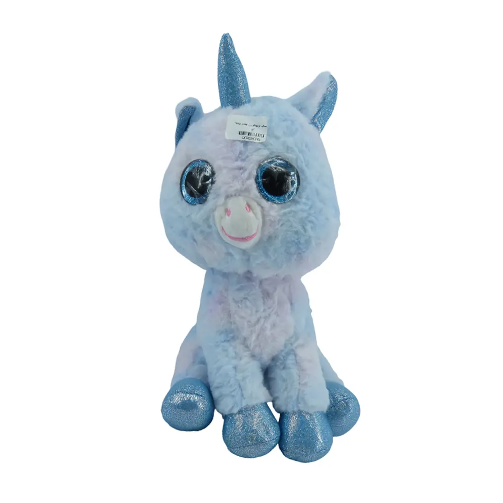 عروسک یونیکورن چشم تیله ای