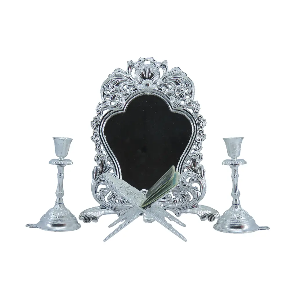 اینه و شمعدان تک رز