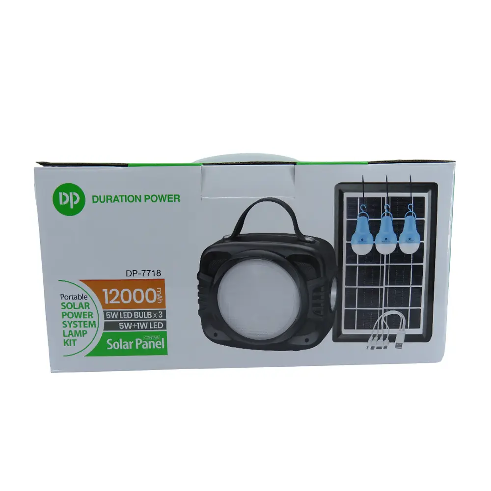 چراغ سولار و پاوربانکDP-7718